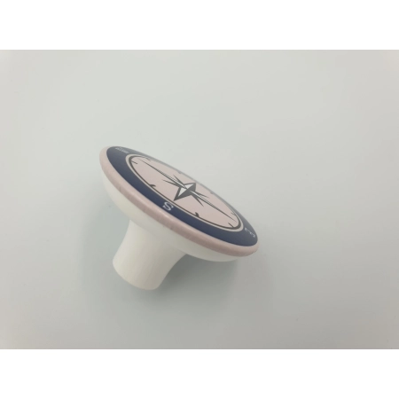 Uchwyt meblowy Gałka, do pokoju dziecięcego, róża wiatrów Gamet