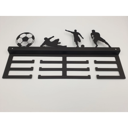 Wieszak na medale Piłka nożna czarny Gamet
