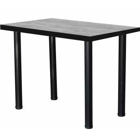 Stoł kuchenny loft do kuchni jadalni 100x50 gruby blat 36mm BETON JASNY