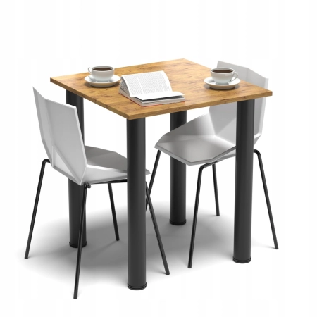 STÓŁ STOLIK KUCHENNY DO JADALNI LOFT 65x65 KOLORY