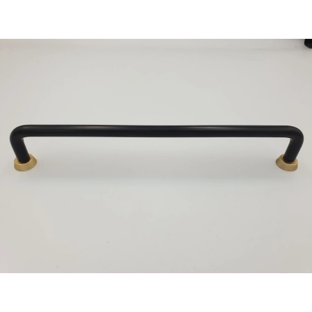 Uchwyt meblowy reling czarny + złoty metalowy US18-192-L31-G33