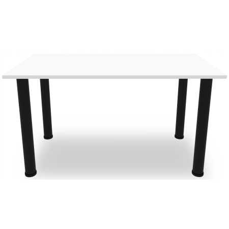 BIAŁE BIURKO KOMPUTEROWE GAMINGOWE DLA GRACZA STABILNE DUŻE METALOWE NOGI