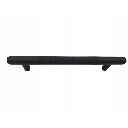 Uchwyt meblowy reling czarny matowy Gamet 16,9 x 1,2 x 3,2 cm