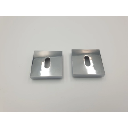 Klamka wewnętrzna Gamet Szyld kwadratowy, Szyld z otworem na klucz