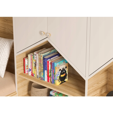 Podpórka do książek dla dzieci potworek metalowy czarna Gamet 14,4 cm