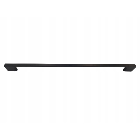 Uchwyt meblowy klasyczny czarny matowe loft 35,4 x 0,9 x 2,8 cm