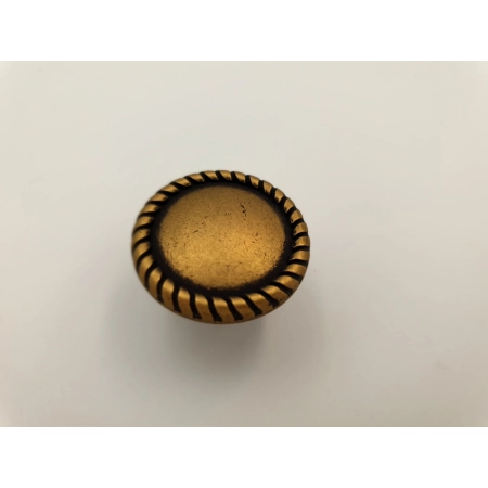 Gałka meblowa patyna na mosiądzu GAMET GR33 retro