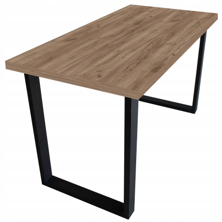 STÓŁ LOFT LOFTOWY DO KUCHNI KUCHENNY JADALNI SALONU 135x65 DĄB TOBACCO