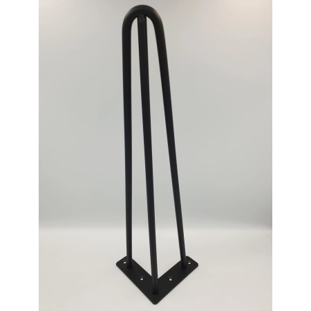 Noga meblowa 406mm CZARNY MAT LOFT - komplet 4 sztuki