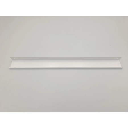 UCHWYT MEBLOWY KRAWĘDZIOWY NAKŁADANY PŁASKI UM-496 L-320 BIAŁY (574)