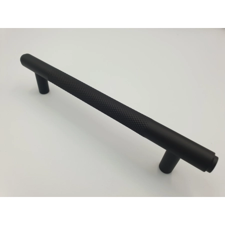 Uchwyt meblowy reling czarny matowy Gamet 16,9 x 1,2 x 3,2 cm