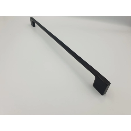 Uchwyt meblowy klasyczny czarny matowe loft 35,4 x 0,9 x 2,8 cm