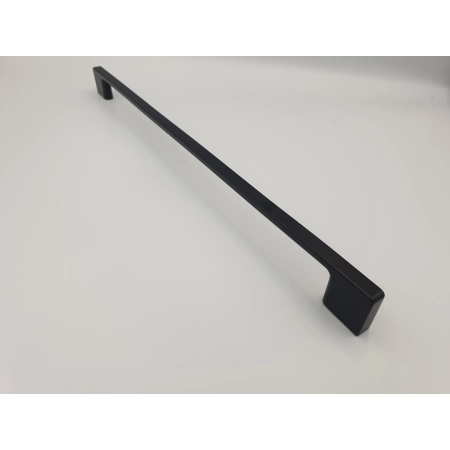 Uchwyt meblowy klasyczny czarny matowe loft 35,4 x 0,9 x 2,8 cm