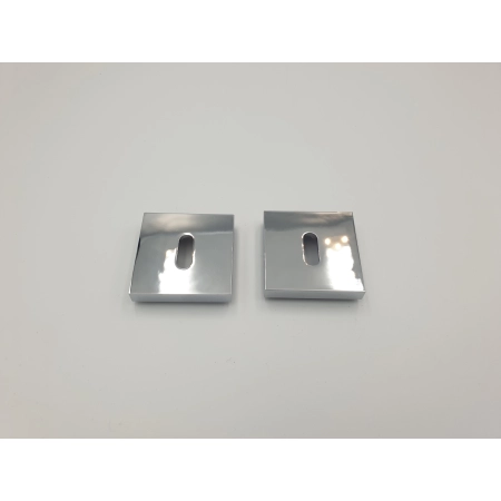 Klamka wewnętrzna Gamet Szyld kwadratowy, Szyld z otworem na klucz