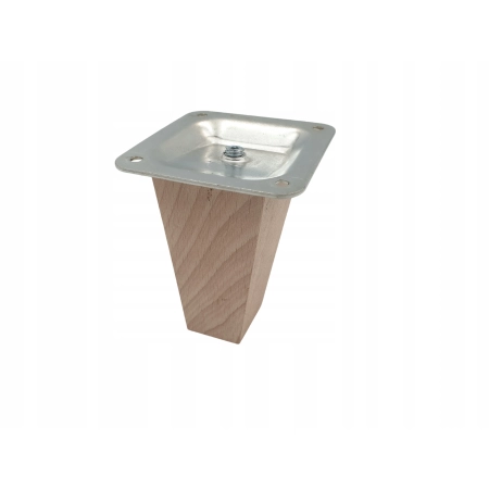 Noga meblowa drewniana skośna H8