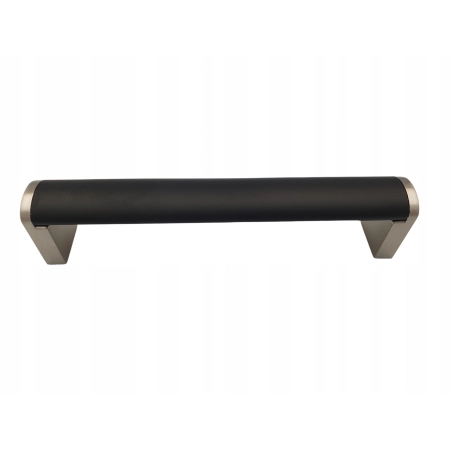 Uchwyt meblowy reling RE21 czarny super mat 128mm