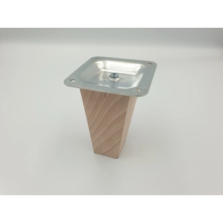 Noga meblowa drewniana skośna H8