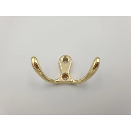 Wieszak wiszący złoty podwójny metal Furniled