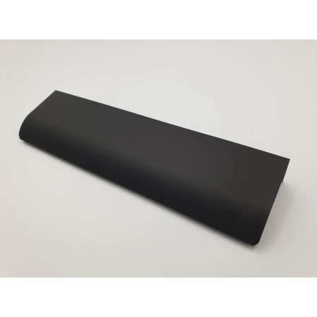 Uchwyt meblowy krawędziowy 128 mm czarny metal