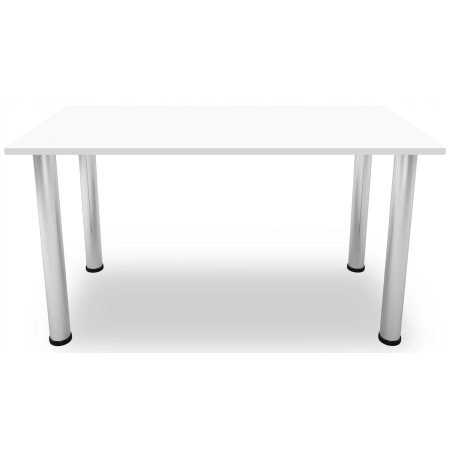 BIURKO GAMINGOWE DLA GRACZY KOMPUTEROWE DUŻE STABILNE BIAŁE DO NAUKI PRACY