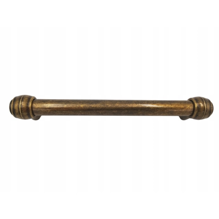 Uchwyt meblowy reling GAMET RE23 antyczny mosiądz 96 mm