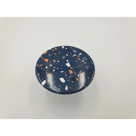 Gałka meblowa terazzo granatowe do pokoju młodzieżowego GAMET GX01