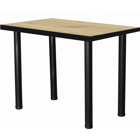 Stoł kuchenny loft do kuchni jadalni 100x60 gruby blat 36mm DĄB ARTISAN