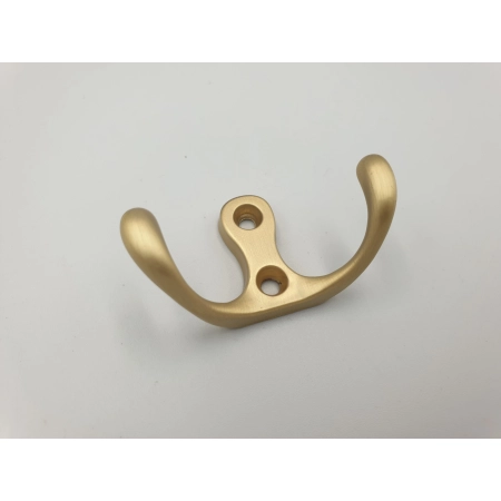 Wieszak wiszący złoty szczotkowany metal meblowy ścienny CH-01A (694)