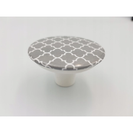 Gałka meblowa GX01 marokańska koniczyna szara Gamet