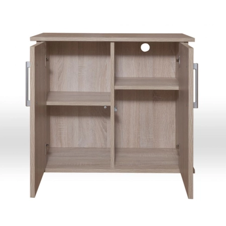 Szafka pod akwarium 80x35 AKWARYSTYCZNA otwór na kable DĄB SONOMA JASNY