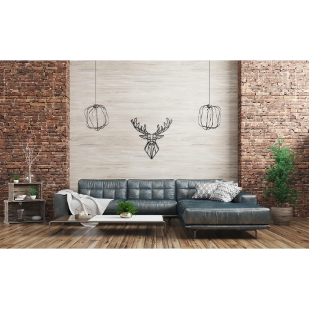 Dekoracja ścienna Gamet AD50 jeleń czarny 75cm (15)