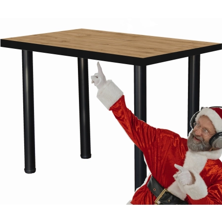 Stoł kuchenny loft do kuchni jadalni 90x50 gruby blat 36mm DĄB WOTAN