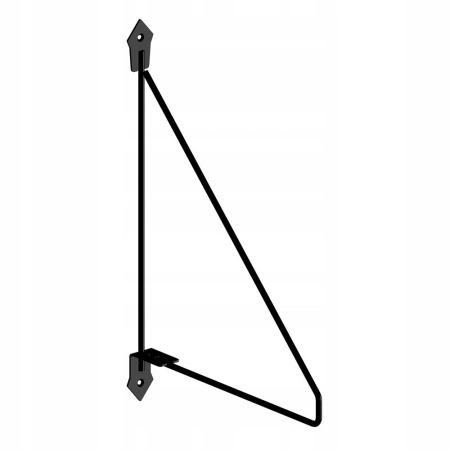 Wspornik, podpórka półki Gamet MP08 czarny