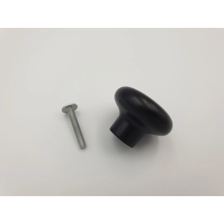 Uchwyt meblowy gałka czarny matowe 3,5 x 3,5 x 2,7 cm