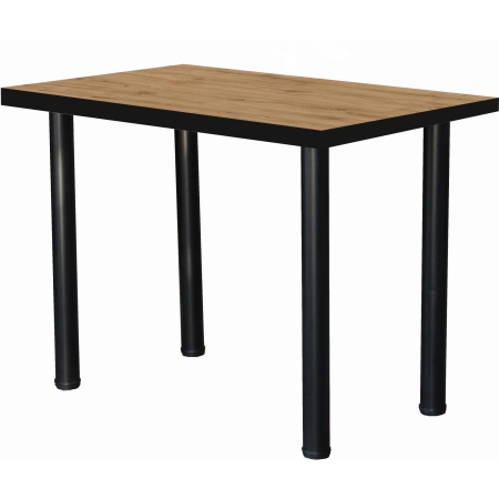 Stoł kuchenny loft do kuchni jadalni 90x50 gruby blat 36mm DĄB WOTAN