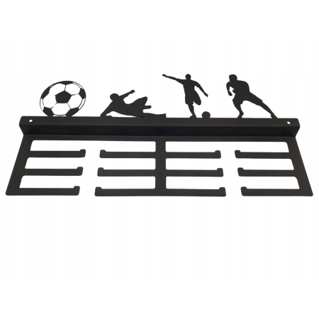 Wieszak na medale Piłka nożna czarny Gamet