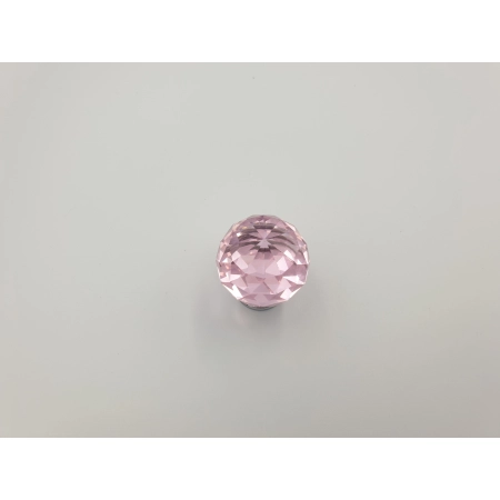 Uchwyt meblowy gałka różowy kryształ połysk 3 x 3 x 3,8 cm