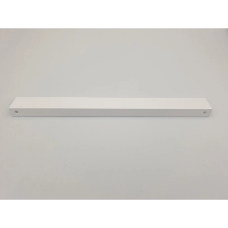 UCHWYT MEBLOWY KRAWĘDZIOWY NAKŁADANY PŁASKI UM-496 L-320 BIAŁY (574)