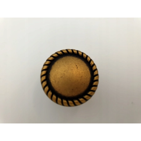 Gałka meblowa patyna na mosiądzu GAMET GR33 retro