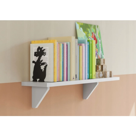 Podpórka do książek SMOK czarna loftowa Gamet (90)