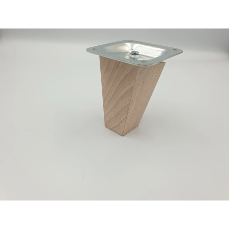 Noga meblowa drewniana skośna H8