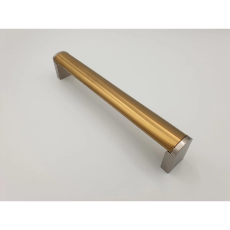 Uchwyt meblowy relingowy RE21 złoty szczotka 160mm