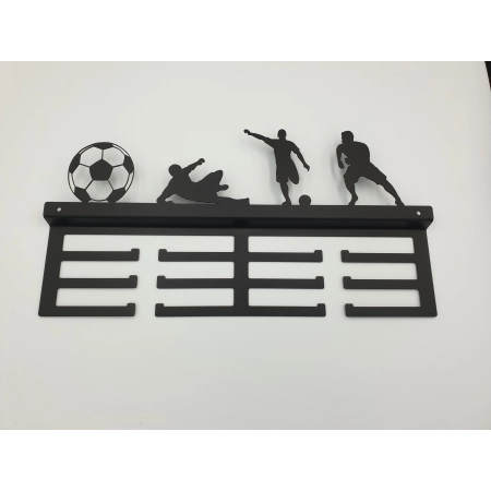 Wieszak na medale Piłka nożna czarny Gamet
