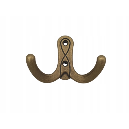 Wieszak meblowy patyna na mosiądzu retro stylizowany GAMET WR42