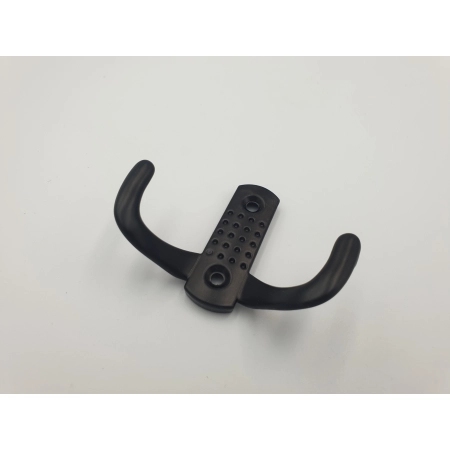 WIESZAK MEBLOWY,HACZYK NA UBRANIA PODWÓJNY CZARNY