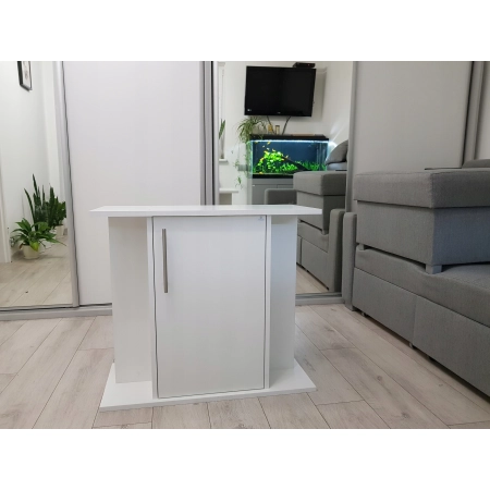 Szafka pod akwarium 112 litrów 80x35x70 cm BIAŁA MOCNA STABILNA PRAKTYCZNA