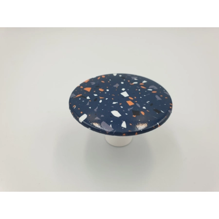 Gałka meblowa terazzo granatowe do pokoju młodzieżowego GAMET GX01