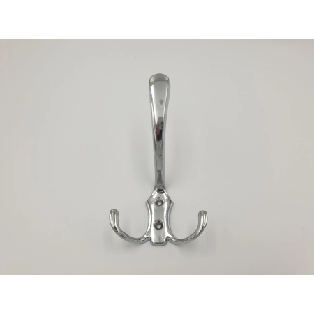 Wieszak wiszący potrójny chrom Leba