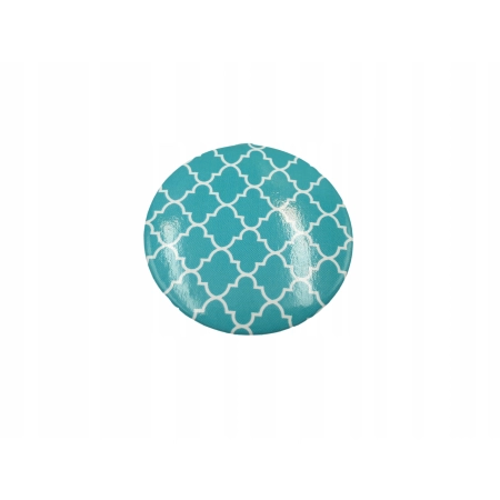 Gałka meblowa marokańska koniczyna Gamet GX01-P44-V73-SU niebieska 4,9x3 cm