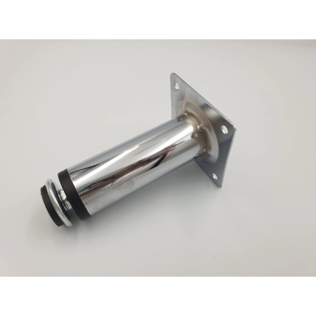 Nóżka meblowa chrom regulowana H 10 cm (636)